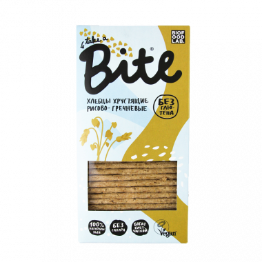 BITE Хлебцы хрустящие Рисово-гречневые 150г — 65fit