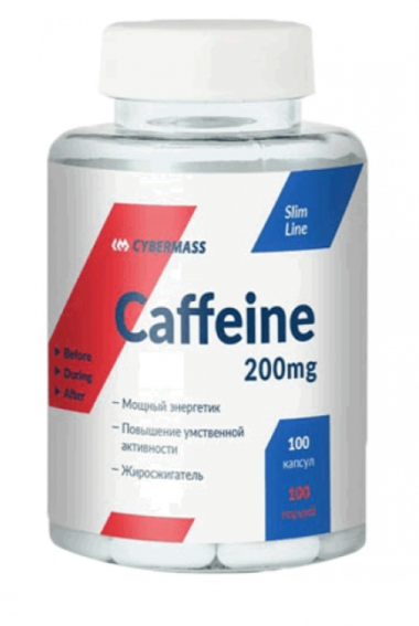 #Cybermass Caffeine 200mg 100caps &mdash; 65fit