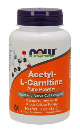 NOW Acetyl L-Carnitine Pure Powder 85g &mdash; 65fit