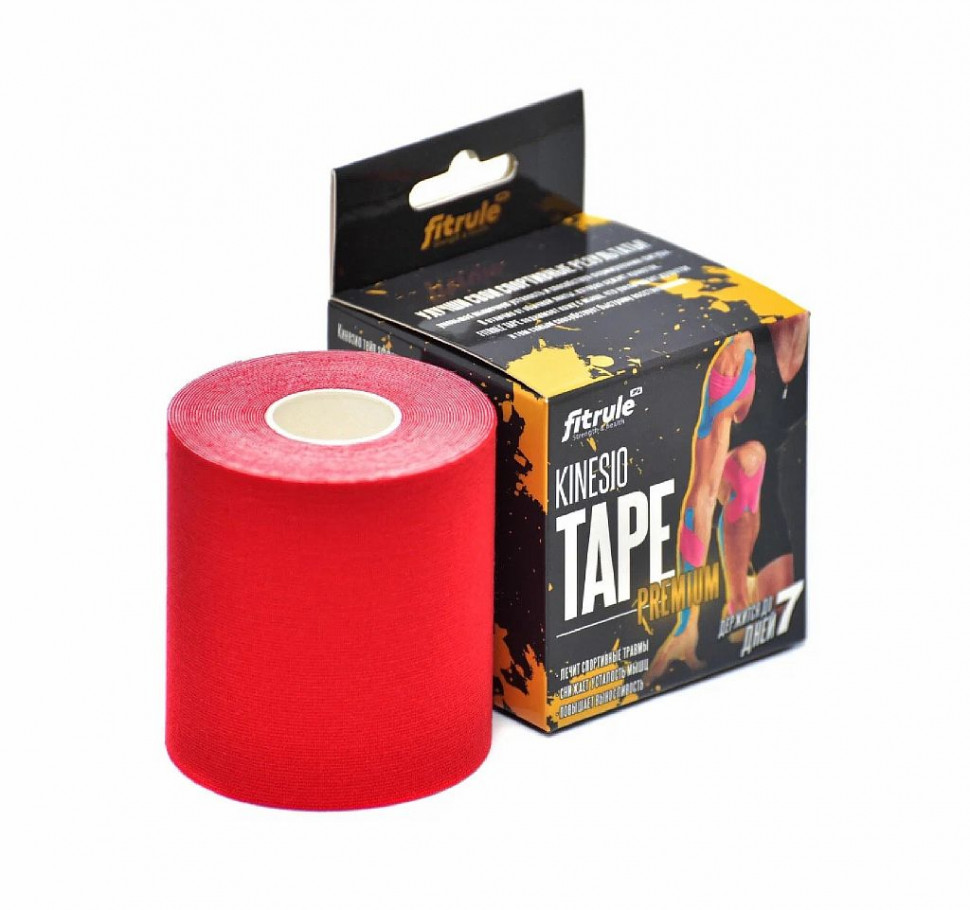 #FITRULE TAPE PREMIUM 7,5см х5м Красный фото 1 — 65fit