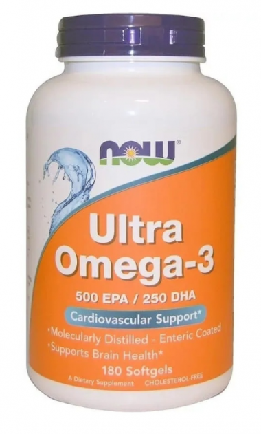 #NOW Ultra Omega 3 180 sgels — 65fit