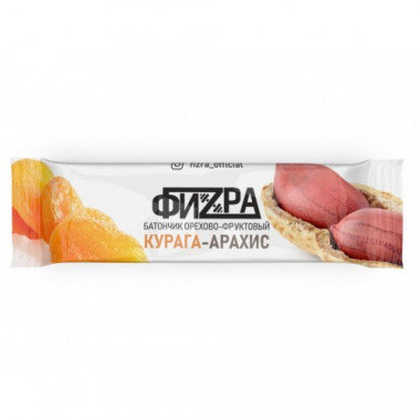 ФИZРА Батончик орехово-фруктовый &quot;Курага-арахис&quot; 40г — 65fit