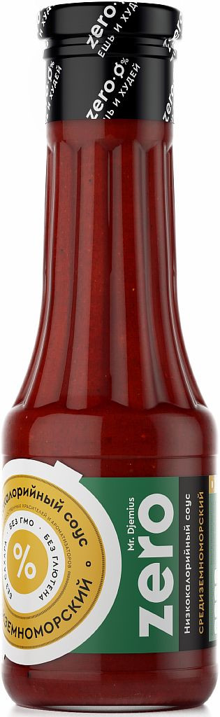Mr.Djemius ZERO Соус низкокалорийный &quot;Средиземноморский&quot; 330г — 65fit