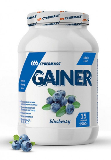 Gainer Черника 1500gr, Cybermass — 65fit
