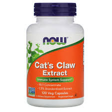 NOW Cat`s Claw Extract 120 Veg Capsules — 65fit