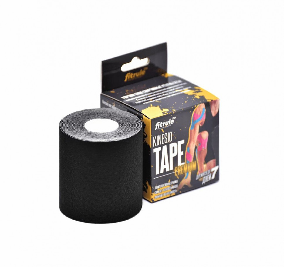 #FITRULE TAPE PREMIUM 7,5см х5м Черный фото 1 — 65fit