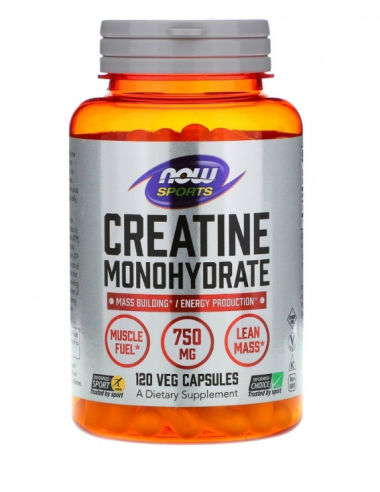 #NOW Creatine 750mg 120 caps — 65fit
