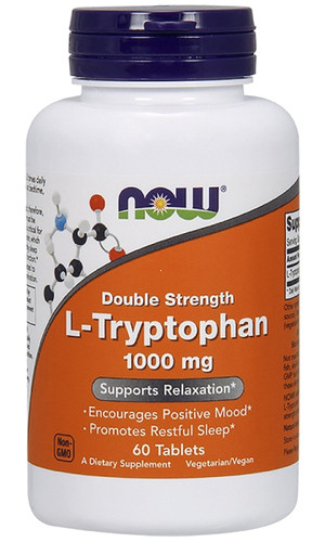 #NOW L-Tryptophan 1000mg 60 caps фото 1 — 65fit