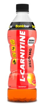 ТМ Bombbar Напиток безалкогольный слабогазированный "Л-карнитин со вкусом грейпфрут" 500 мл &mdash; 65fit