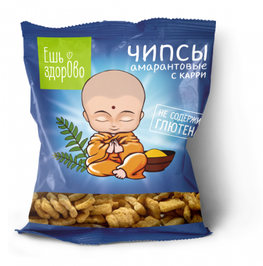 ЕШЬ ЗДОРОВО Чипсы с карри 90г — 65fit