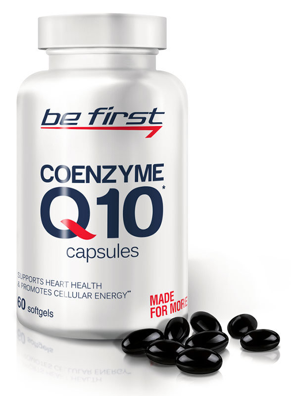 Coenzyme Q10 60мг 60капс, BE FIRST фото 1 — 65fit