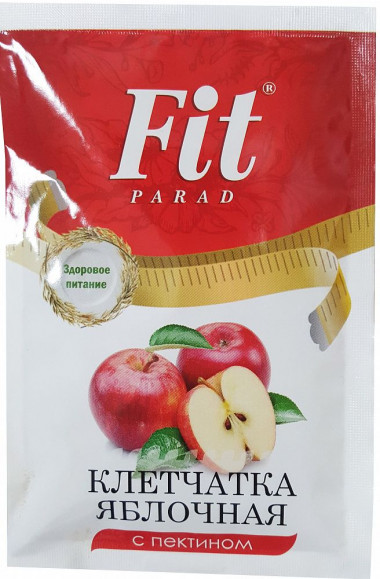 FIT PARAD Клетчатка яблочная с пектином 25г — 65fit