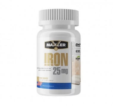 #Maxler Iron 25 mg Besglycinate Chelate 90 caps — 65fit