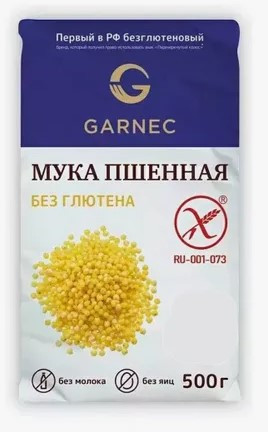 ГАРНЕЦ Мука Пшенная 500г фото 1 — 65fit