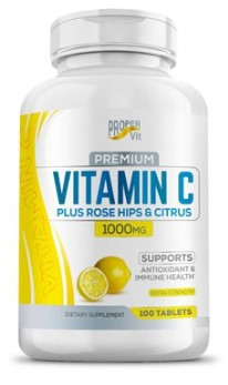 #PROPER VIT Vitamin C 1000mg plus Rosehips&amp;Citrus 100tab — 65fit