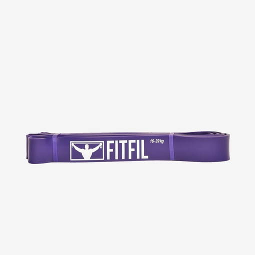 FITFIL Резиновая петля фиолетовая 16-39кг фото 1 — 65fit
