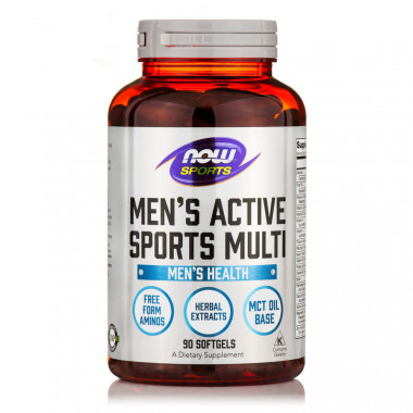 #NOW ADAM Men`s Active Sports Multi 90 Softgels — 65fit