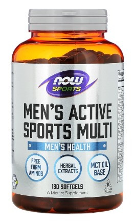 #NOW ADAM Men`s Active Sports Multi 90 Softgels — 65fit