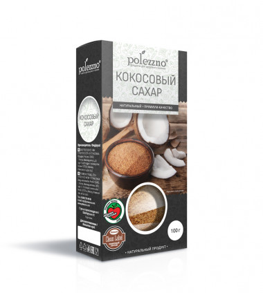 POLEZZNO Кокосовый сахар 100г — 65fit