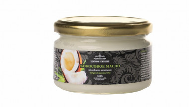 Кокосовое масло холодного отжима 215мл, Продукты XXII века — 65fit