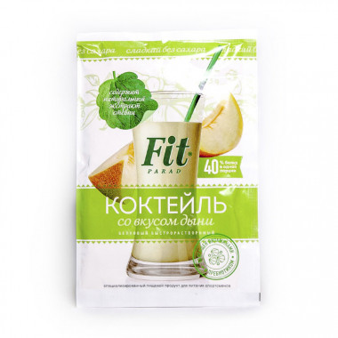Коктейль белковый с L-карнитином и гуараной Дыня 30гр, Fit Parad — 65fit