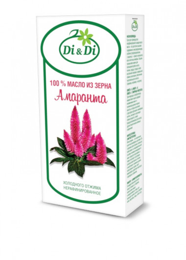 Di&amp;Di Масло из зерна амаранта холодного отжима нерафинированное 100% 100мл — 65fit