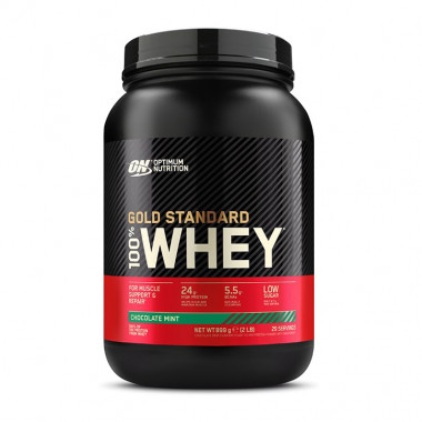 Gold Standard 100% Whey Chocolate Mint 909гр, Optimum Nutrition — 65fit