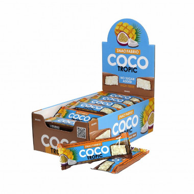 SNAQ FABRIQ Coco Батончик глазированный &quot;Манго-Маракуйя&quot; 40г — 65fit