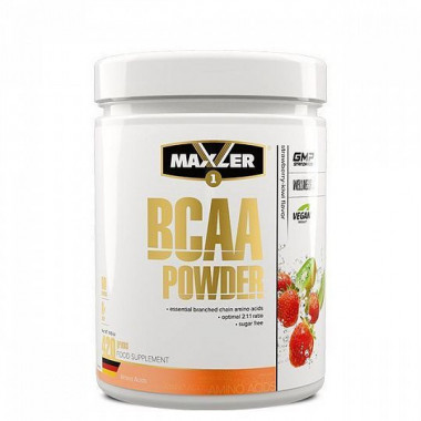#MAXLER Аминокислоты BCAA 2:1:1 Powder без сахара 420гр Клубника-киви — 65fit