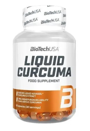 #BioTech LIQUID CURCUMA 30 CAPS — 65fit