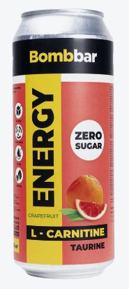 ТМ Bombbar Напиток безалкогольный слабогазированный со вкусом грейпфрута 500 мл &mdash; 65fit