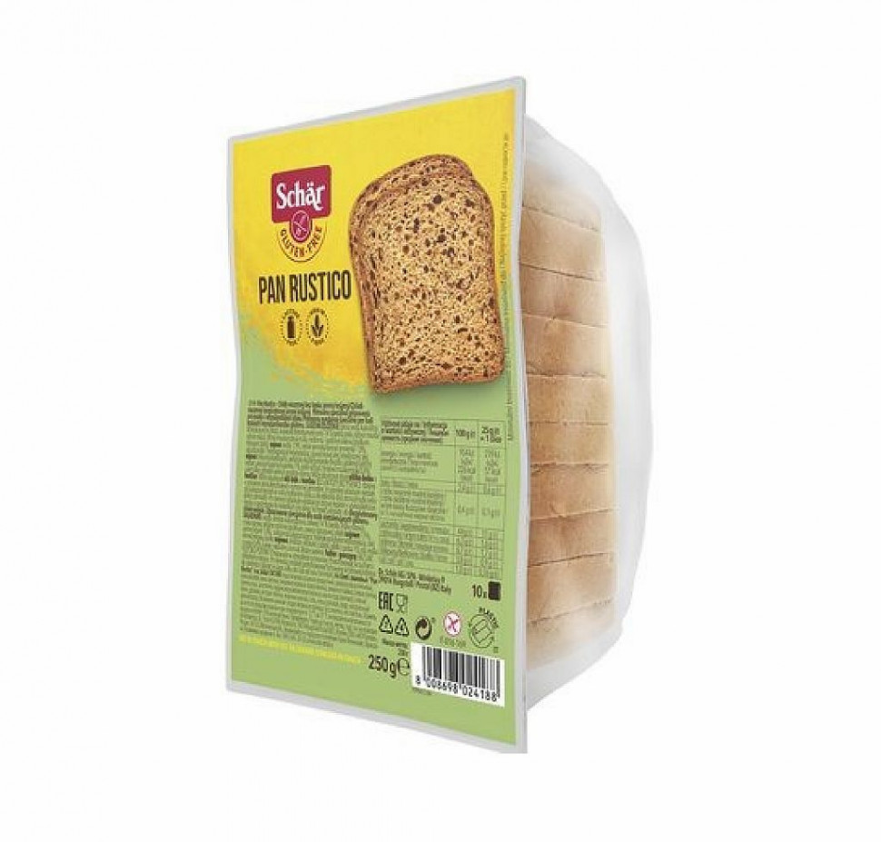 SCHÄR Хлеб злаковый "Pan Rustico" 250г/8 фото 1 — 65fit