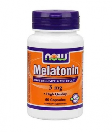#NOW Melatonin 3 mg 60 vcaps — 65fit