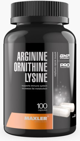 #MAXLER Arginine-Ornithine-Lysine 100caps — 65fit