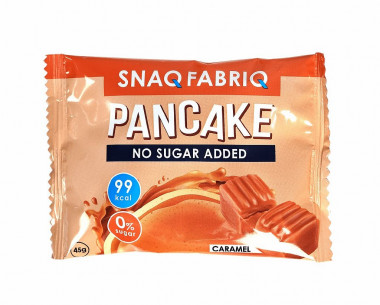 АКЦИЯ 2+1**_SNAQ FABRIQ Панкейк неглазированный с начинкой "Мягкая карамель" 45г/10 &mdash; 65fit