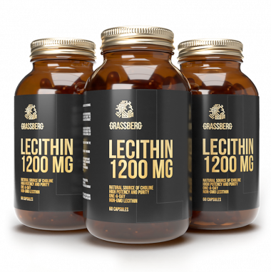#GRASSBERG Lecithin 1200Mg 60 cap — 65fit