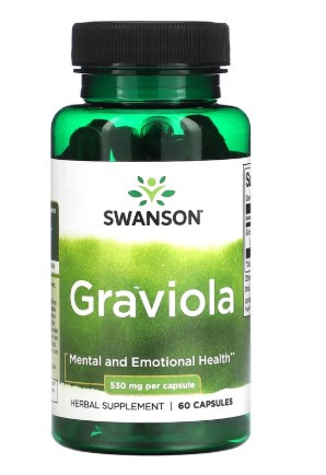 #Swanson Graviola 530 mg 60 Caps фото 1 — 65fit