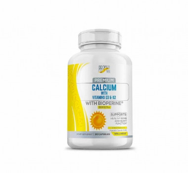 #PROPER VIT Calcium+ Vitamins D3+K2+Bioperine 200mg 90 cap — 65fit