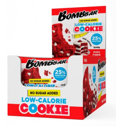 BOMBBAR Печенье неглазированное &quot;Красный бархат&quot; 40/12 — 65fit