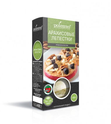 POLEZZNO Арахисовые лепестки 100г — 65fit