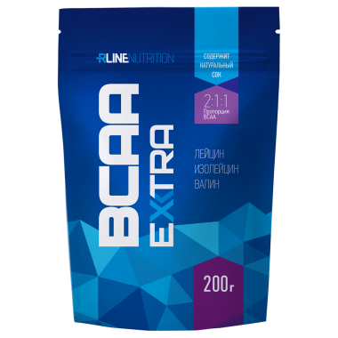 BCAA Extra вишня 200гр, R-LINE — 65fit