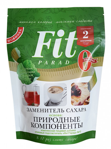 Сахарозаменитель №10 смесь 1:10 200гр, Fit Parad — 65fit
