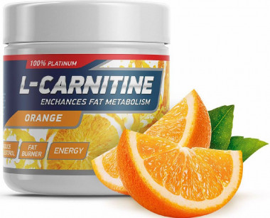 CARNITINE powder апельсин 150g, GeneticLab — 65fit
