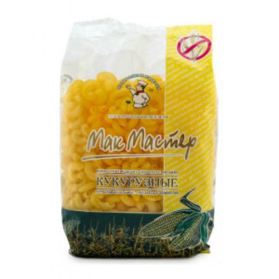 МАКМАСТЕР Макароны кукурузные "Рифлёная трубочка" 300г фото 1 — 65fit
