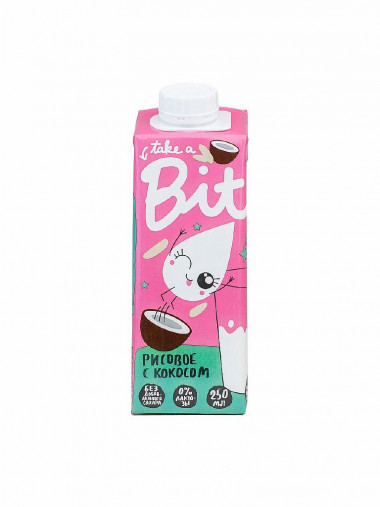 BITE MILK Напиток Рисовый с кокосом 250мл — 65fit