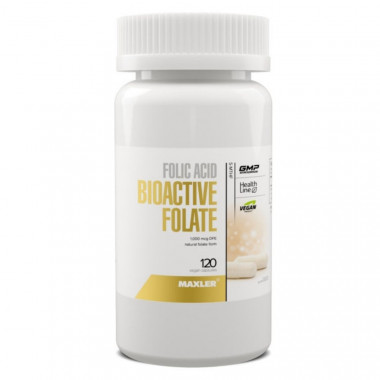 #MAXLER Folic Acid Bioactive Folate 120 caps — 65fit