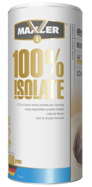 #MAXLER Isolate 450g Печенье крем — 65fit