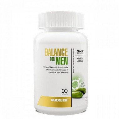 MAXLER Balans for Men 90 softgels — 65fit
