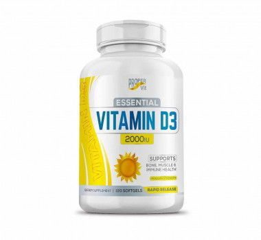#PROPER VIT Vitamin D3 2000 120 softgels — 65fit