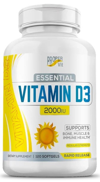 #PROPER VIT Vitamin D3 2000 120 softgels — 65fit